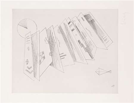 Wassily Kandinsky "Zweite redierung fur die Editions Cahiers d'Art" 1932
incisio