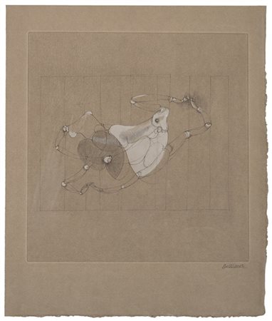 Hans Bellmer "Marionette" 
acquaforte acquatinta
lastra cm 29x28; foglio cm 39,5