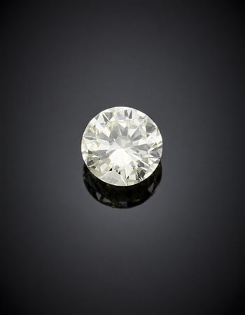 Diamante rotondo taglio a brillante di ct. 1,105.
Accompagnato da breve analisi