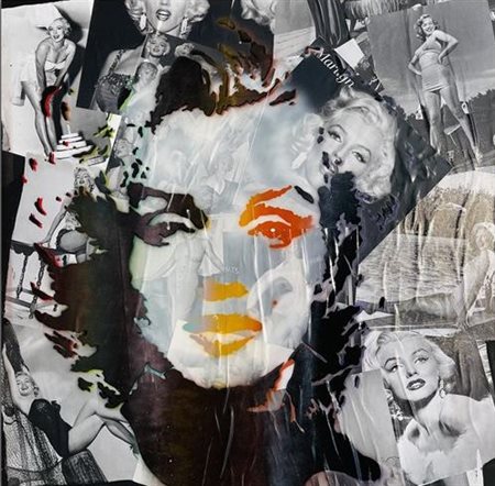 ELLE ZETA busto arsizio (varese) 1988 Color Collage Marilyn 2021 Collage,...