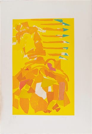 André Lanskoy (Mosca 1902 - Parigi 1976), “Composizione in giallo”.