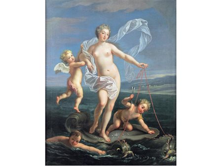 Bon de Boulogne (Parigi 1649-Parigi 1717) Venere Anadiomene Olio su tela...