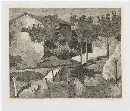 Giorgio Morandi, Paesaggio del Poggio, 1927