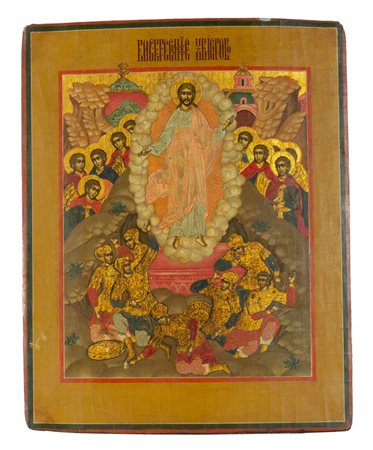 Scuola russa sec. XIX "Resurrezione di Cristo" 