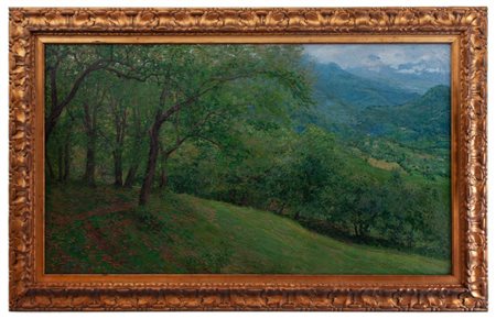 Arnaldo Soldini Brescia 1862 – Valtrompia 1936 Paesaggio delle valli bresciane