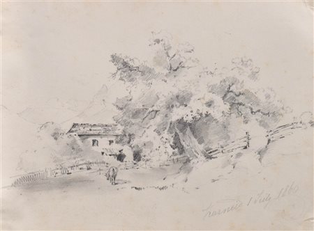 Karl Vinzenz Moser (Bozen/Bolzano 1819 - 1882) Maso a Cornedo presso Bolzano,...