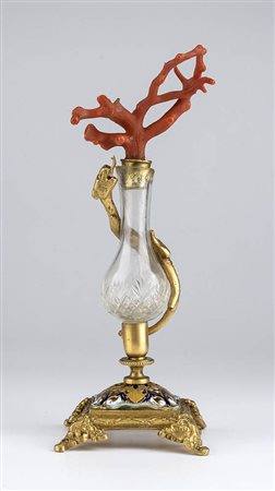 Vaso in bronzo e corallo - Oreficeria siciliana del XVIII - XIX secolo