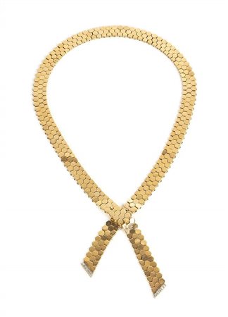 Collana trasformabile in oro e diamanti - anni '40