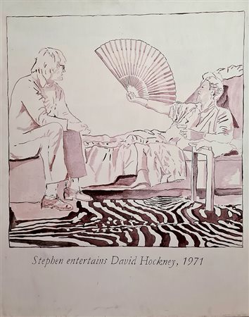 Jane Kaplowitz, 'Stephen Entertamins David Hochney 1971', 1993