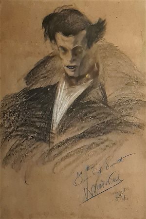 Lorenzo Viani, 'Ritratto dell'attore Raffaele Viviani', 1928