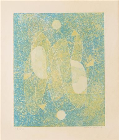Max Ernst (Bruhl 1891 - Parigi 1976), “Espace vert”, 1970.
