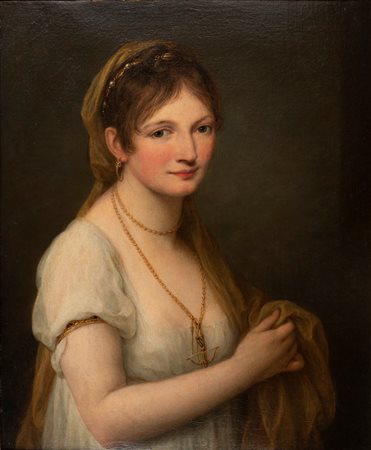 Angelica Kauffmann (Coira 1741-Roma 1807)  - Ritratto femminile, 1804