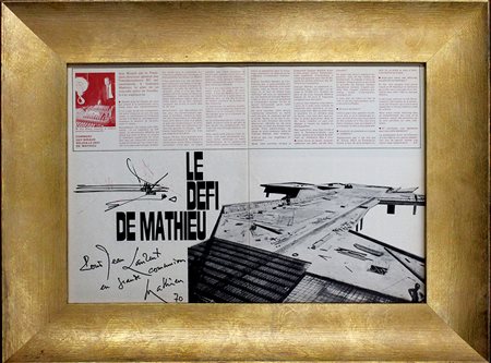 GEORGES MATHIEU, "Le Defi De Mathieu", 1970