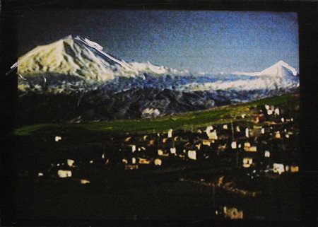 MARIO SCHIFANO, (soggetto: montagne), 1990/1997