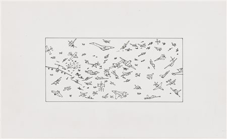 ALIGHIERO BOETTI 1940 - 1994 AEREI (STUDIO) ink on paper. Executed in 1977...