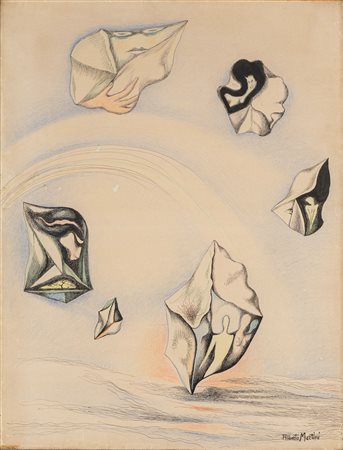 Alberto Martini (Oderzo 1876-Milano 1954)  - Cristalli magici, 1940