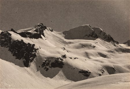 Anselmo Bogetti (attribuito a) (1889-1965)  - Senza titolo (montagna), 1930s