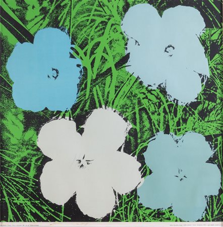 ANDY WARHOL (Pittsburgh 1928 - New York 1987) "Flower", 1970. Serigrafia a...
