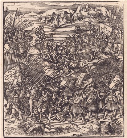 Leonhard Beck (c. 1475 - 1542) 
La battaglia di Stockhamer Haid 
 