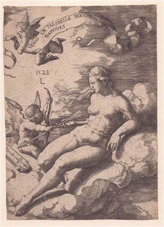 Lucas van Leyden (c. 1494 - 1533) 
Venere e Cupido 
 