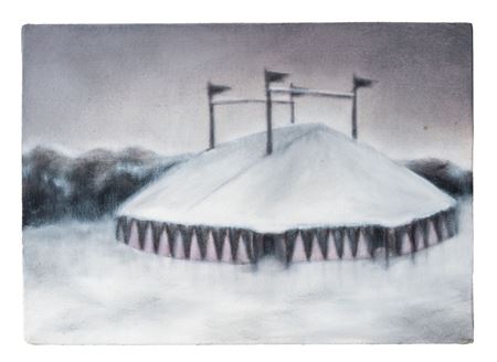 LUIGI PRESICCE(1976)Il circo delle formiche2005Acrilico su tela25 x 25...