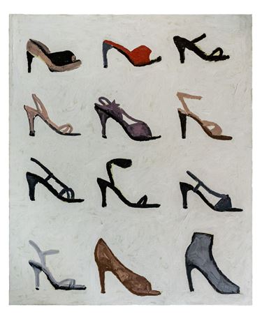 RYAN MENDOZA(1971)Shoes2002Olio su tela216 x 180 cmFirma al retroOpera...