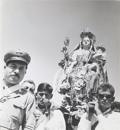 FRANCO PINNA (1925-1978) Madonna di Pierno (Basilicata)anni ’50stampa ai sali...