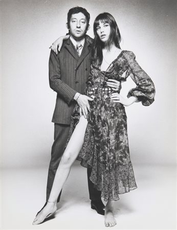 O'NEILL TERRY (1938-) Jane Birkin, Serge Gainsbourganni ‘70 stampa ai sali...