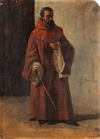 Attribuito a Federico Faruffini (Sesto San Giovanni, 1833 – Perugia, 1869) - Studio di figura per scena storica