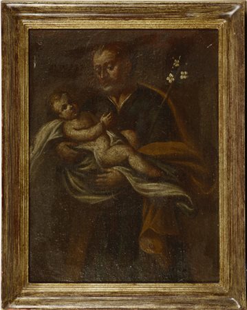 Artista Friulano del '600 San Giuseppe, Fine 1600/Primi 1700 Olio su tela cm...