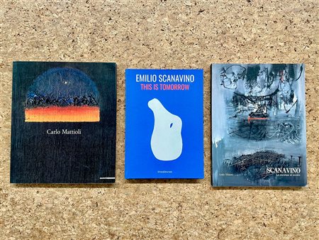 EMILIO SCANAVINO E CARLO MATTIOLI - Lotto unico di 3 cataloghi