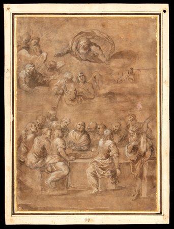 Girolamo da Treviso il Giovane (attribuito a) (Treviso 1498-Boulogne-sur-Mer 1544). Ultima Cena
