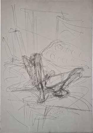 Alberto Giacometti (Borgonovo di Stampa 1901 – Coira 1966), “Nudo femminile”.