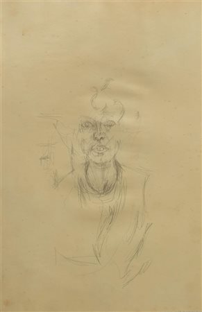 Alberto Giacometti (Borgonovo di Stampa 1901 – Coira 1966),  “Ritratto femminile”.