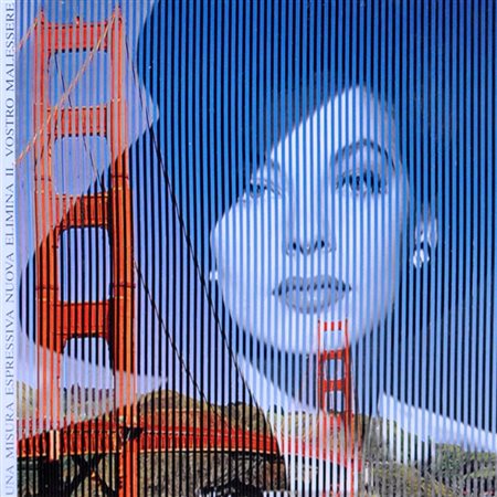 MALIPIERO “Osmosi” – Ava Gardner, 2013 Collage su tavola cm. 30x29 Firma,...