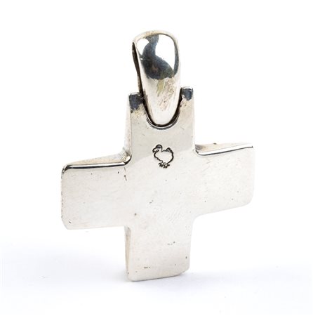 POMELLATO  
collezione Dodo, croce pendente in argento 
 