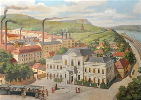Österreichischer Maler um 1900/Pittore austriaco del 1900 ca. Veduta della...