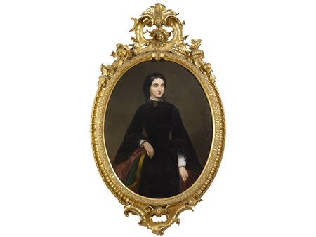 Adeodato Malatesta (Modena 1806-1891) Ritratto di Maria Teresa Beatrice...