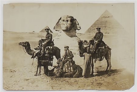 G.M. GEORGOULAS (XX secolo) Le piramidi e la Sfinge 1917 - The Pyramids and...