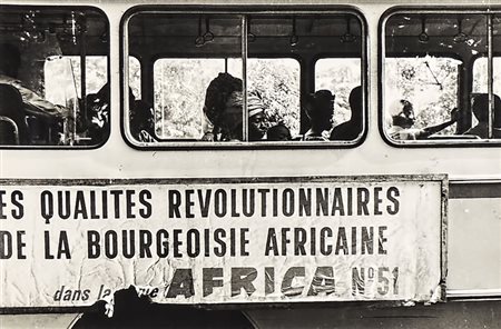 MARIO DONDERO Un autobus a Dakar 1960 circa - Bus in Dakar stampa alla...