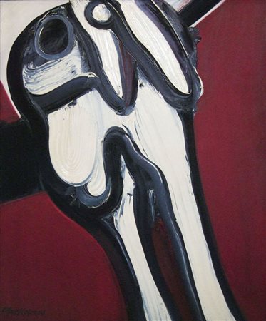 JOHN CHRISTHOFOROU Londra 1921 – 2014 SENZA TITOLO, 1971 Olio su tela, 65 x...