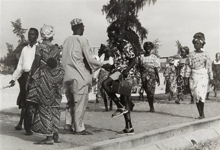 NICOLA SANSONE Nigeria Lagos anni '60 stampa ai sali d’argento, vintage...