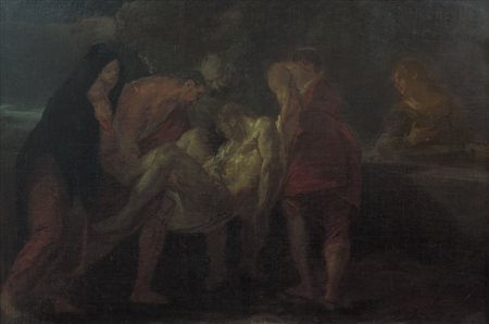 BAZZANI GIUSEPPE Mantova 1690 - 1769(attribuito a) Cristo portato al...