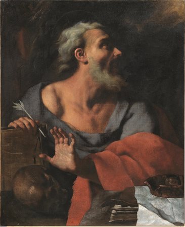 Alessandro Rosi(Firenze 1627-1697)SAN GEROLAMOolio su tela, cm 88,5x72,9,...