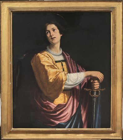 Jacopo Chimenti detto da Empoli(Firenze 1551-1640)FIGURA DI SANTO CON SPADA...