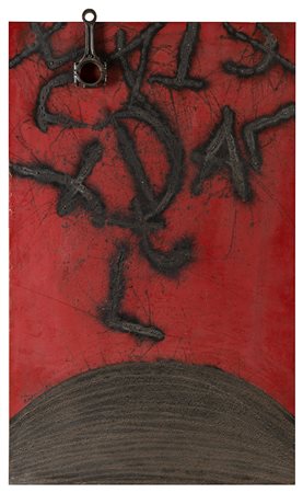 Carlo Ramous (Milano 1926 - 2003) - "Senza titolo" 1969 ferro dipinto, cm...