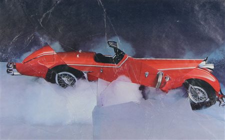 Kolar Jiri Senza titolo, 1979 doppio collage su carta (fronte e retro), cm....