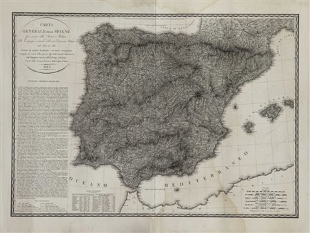 Camillo Vacani 16 tavole Storia militare degli italiani in Spagna 1823 stampa...
