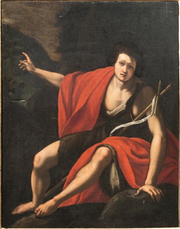 Scuola fiorentina, sec. XVIISAN GIOVANNI BATTISTAolio su tela, cm 124x99 &nbsp;