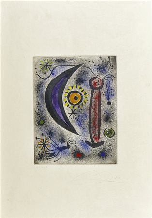 Joan Miró Barcelona 1893 – Palma de Mallorca 1983 Le prophèthe, la nuit, 1965...